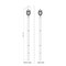 Z-Lite Davina 3 Light Outdoor Post Mounted Fixture, 9in. W x 138.25in. H, Black 5016PHMR-5009P120-BK - alternate 7